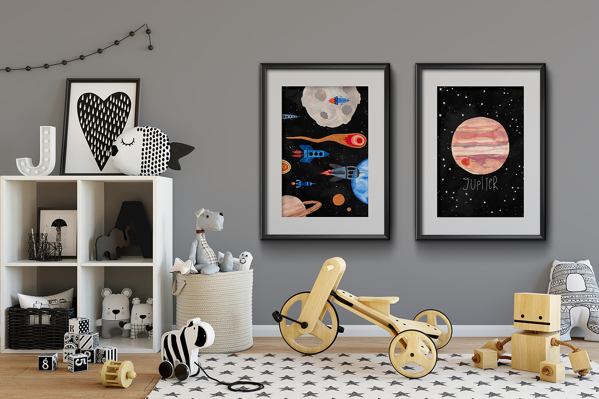 We are not alone. Space Collection, a Transportation Illustration by Annakniaz (Photo 10 of 11)