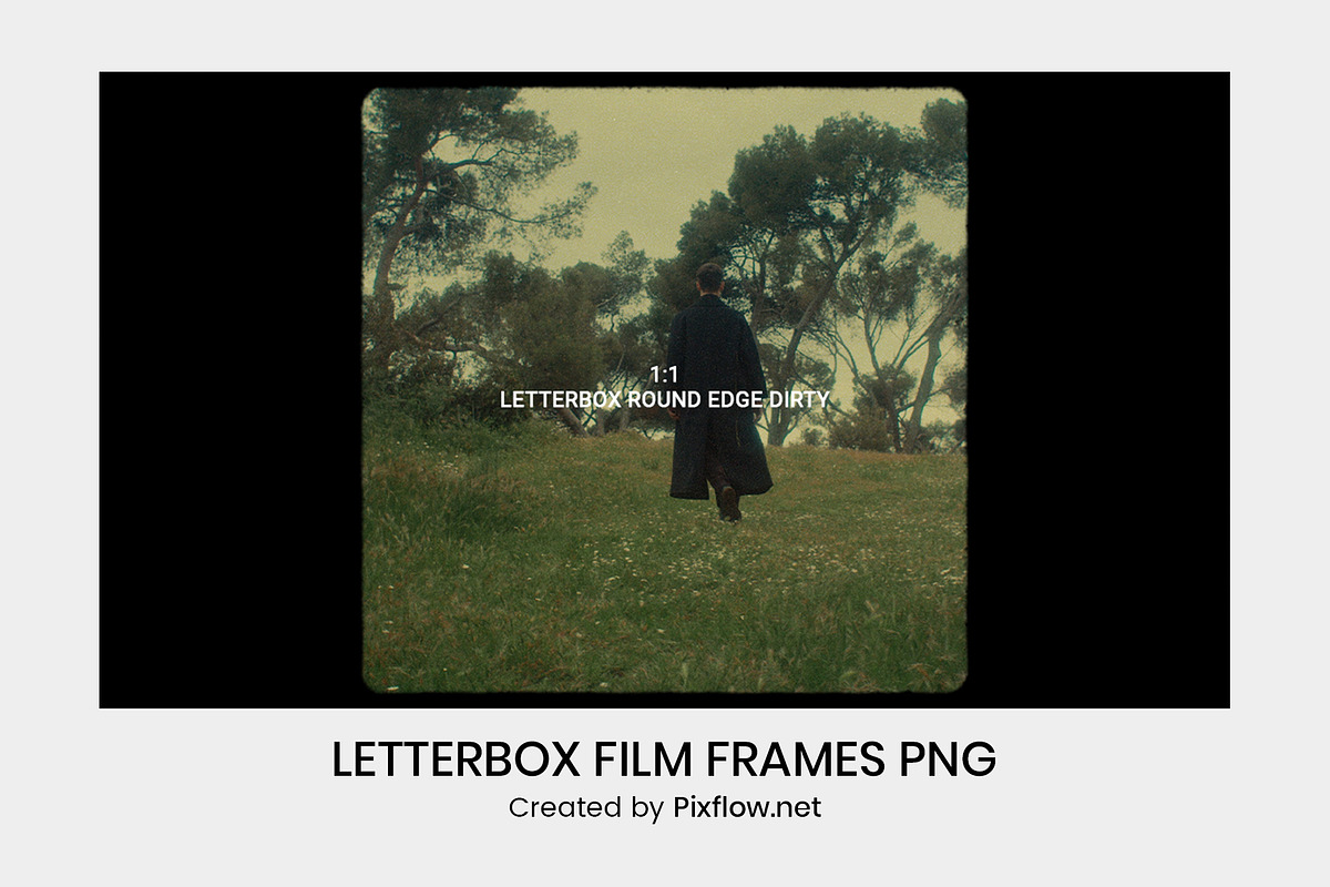 Letterbox Film Frames PNG, an Object Graphic by Pixflow (Photo 4 of 10)