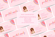 Pastel Business Card, a Business Card Template by SunshineStudioBoutique (Thumbnail 3 of 9)