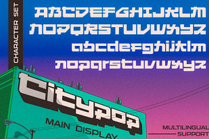 CITYPOP - Japanese 90s Retro Fonts