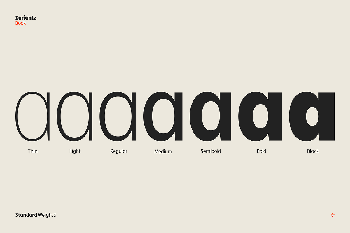 Zariantz Book, a Sans Serif Font by Unio Designs (Photo 2 of 17)