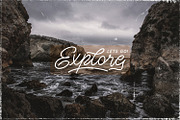 The Gallery - Monoline Script Font, a Script Font by StringLabs (Thumbnail 5 of 8)