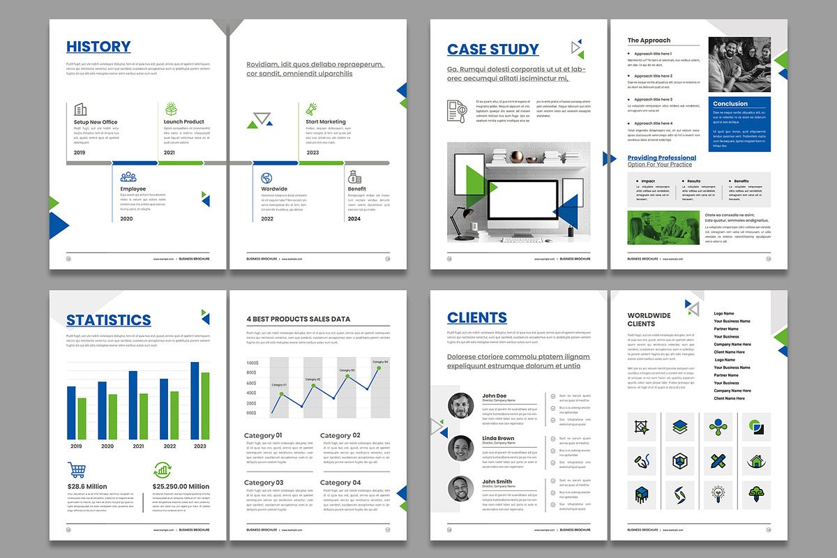 Corporate Business Brochure Layout, a Brochure Template by ContestDesign (Photo 4 of 4)