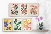 Abstract Flower Prints Set, a Wallpaper Graphic by Helospace (Thumbnail 5 of 10)