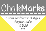 Chalk Marks sans serif font, a Sans Serif Font by Ana's Fonts (Thumbnail 1 of 5)