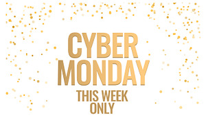 Cyber Monday Promotion Banner Poster