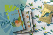 Cute Dinosaurs, an Animal Illustration by Kate Art (Thumbnail 9 of 10)