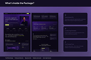 Dark Creator SaaS Landing Page, an UI Kit Template by Pitchlook.Studio (Thumbnail 3 of 3)