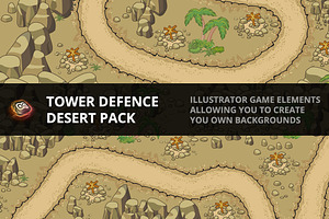 Tower Defence - Desert Pack 1
