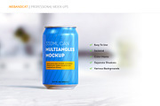 Can Mock-up, a Packaging Mockup by WebAndCat (Thumbnail 2 of 9)