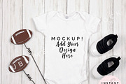 Onesie Mockup Bundle, Boy Bodysuit, an Apparel Mockup by SUBLIME Styled Stock (Thumbnail 10 of 13)