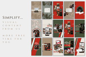 Instagram Christmas Canva Template