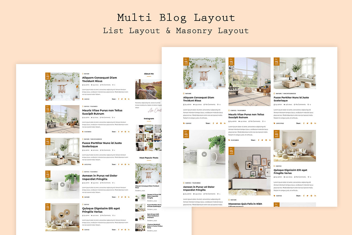 Calantha -  Blog WordPress Theme, a WordPress Template by azuratheme (Photo 2 of 5)