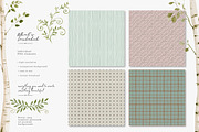 whimsical woodland clipart set, a Decorative Illustration by Patishop Art (Thumbnail 4 of 15)