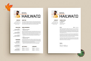 Modern UI/UX Designer Resume & Cover, a Resume Template by PixelStudio
