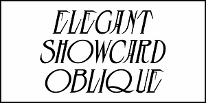 Elegant Showcard JNL