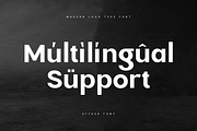 Attack - Corporate Logo Font, a Sans Serif Font by Hamz Studio (Thumbnail 9 of 23)