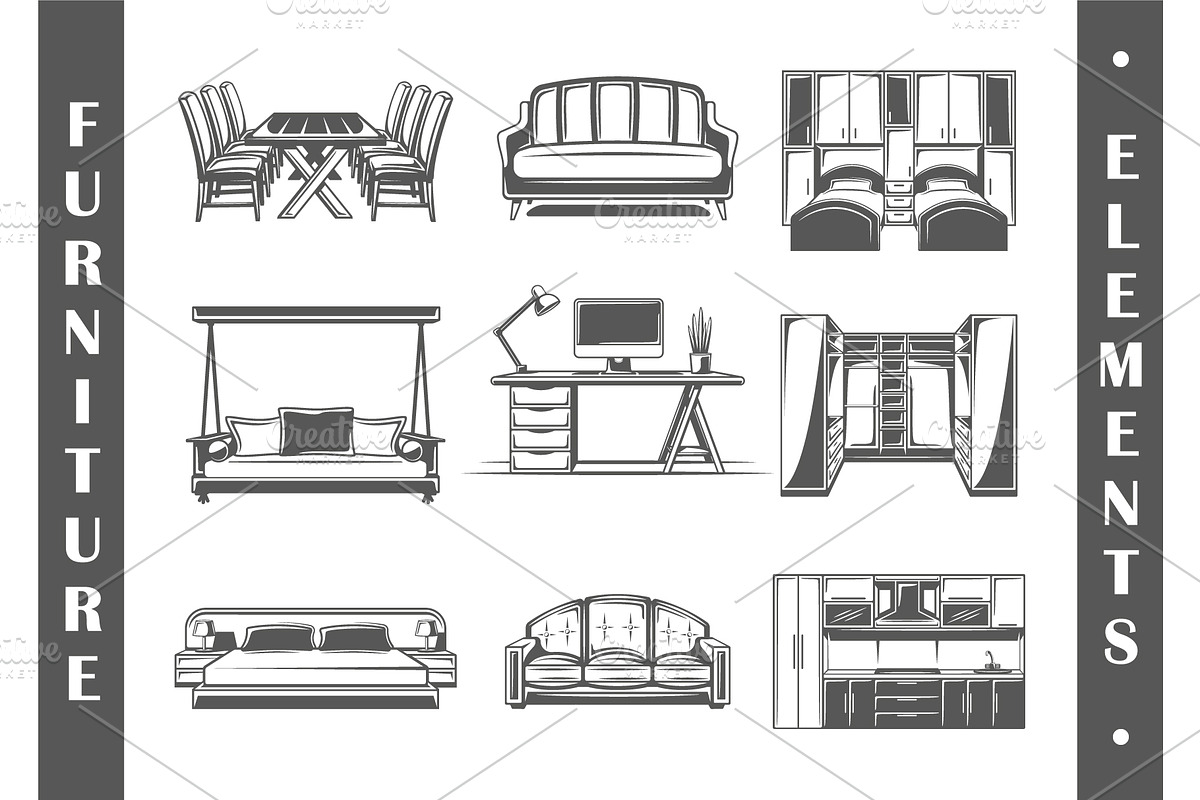 18 Furniture Logos Templates, a Branding & Logo Template by Art Design (Photo 5 of 26)