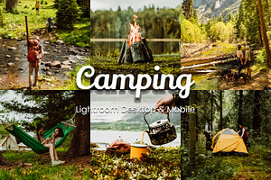 30 Camping Lightroom Collection, a Preset Add-On by 3Motional