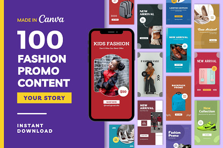 Fashion Sale Content Story Template