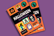 Halloween Costume Party Event Flyer, a Flyer Template by VectorVactory (Thumbnail 2 of 3)