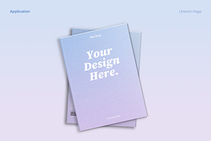 UP Book Cover Mockup UnicornPage