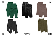 Realistic Pants Mockup Streetwear, a Bottom Mockup by NYCTHOPILIA STUDIO (Thumbnail 7 of 9)
