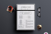 Modern , chic CV template, a Resume Template by Chic templates (Thumbnail 2 of 5)