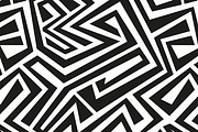 Monochrome Maze Patterns, a Pattern Graphic by Gudiny (Thumbnail 9 of 13)