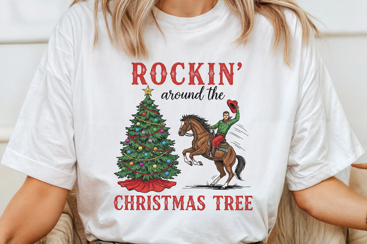 Rockin around the Christmas tree PNG, an Illustration by Craft Nest (Photo 5 of 7)