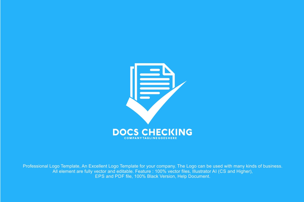 Document Check Logo Template, a Branding & Logo Template by PutraCetol ...