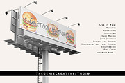 Cartoon Hamburger PNG Clipart Set, a Food Illustration by Geniecreativestudio (Thumbnail 8 of 9)