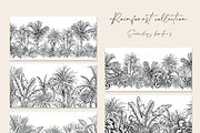 Tropical black& white plants, a Decorative Illustration by Jeanna Draw (Thumbnail 8 of 19)