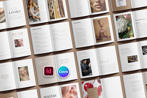 Editorial Lookbook Brochure Template, a Brochure Template by Artisan Vibes