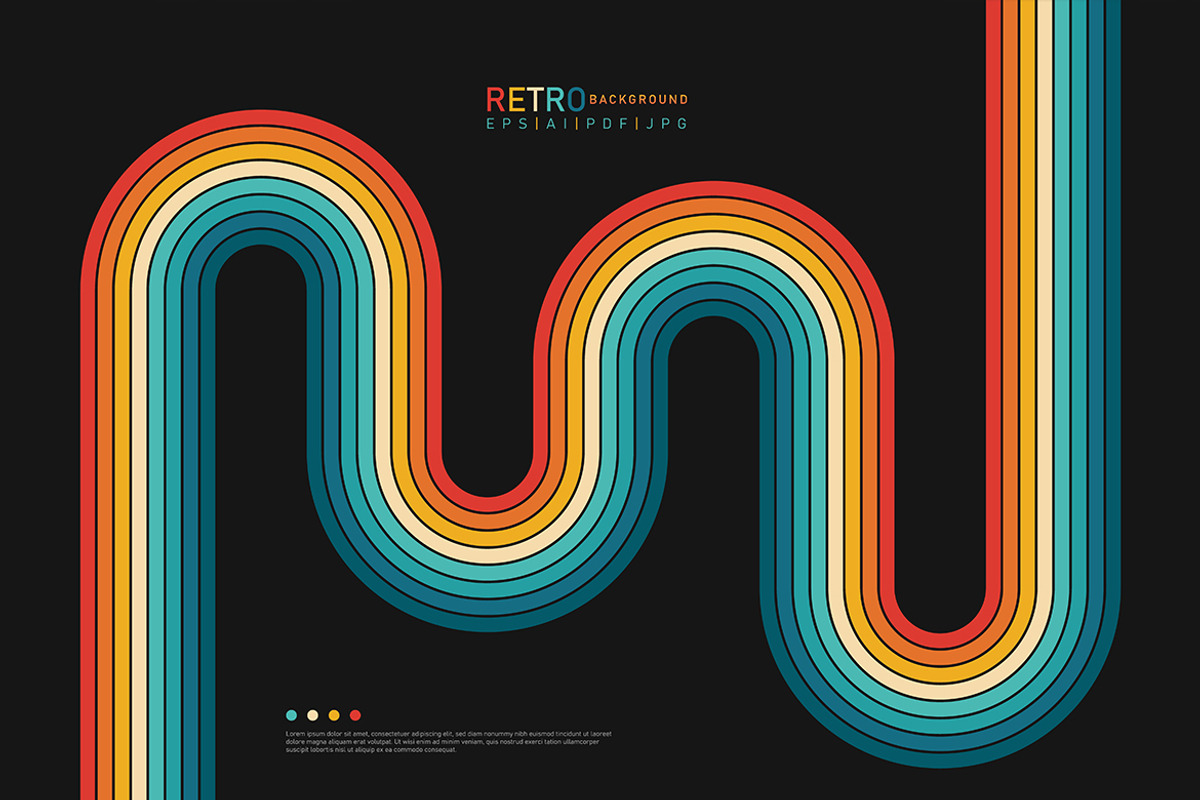 Abstract Retro Backgrounds, a Background Graphic by Artlogs x Modaldesain (Photo 7 of 7)