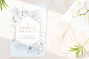 Tropical paradise. Line art set, an Illustration by Pamyatka Shop (Thumbnail 7 of 13)