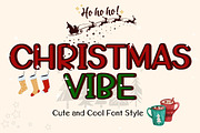 Christmas Vibe - Script Handwritten, a Handwriting Font by Charmingbear59.design