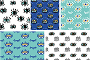 Eyes Doodles, a Pattern Graphic by Suphansa (Thumbnail 8 of 9)