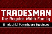 Tradesman Family, a Sans Serif Font by GRYPE (Thumbnail 1 of 3)