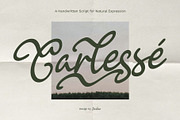 Carlessé – Handwritten Script Font, a Handwritten Font by Inviline.co (Thumbnail 1 of 8)