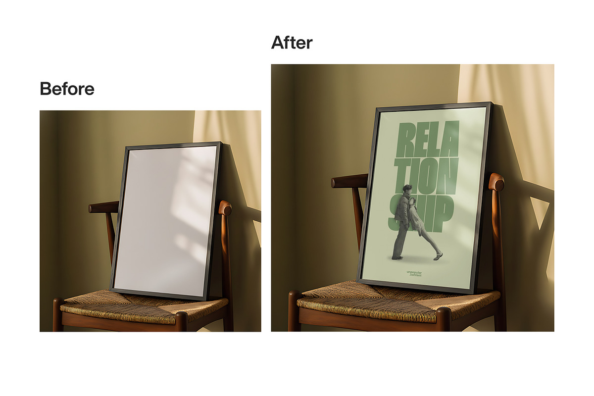 Lumé | Interior Frame Mockup Set, a Household Mockup by Dexify Studio (Photo 3 of 7)