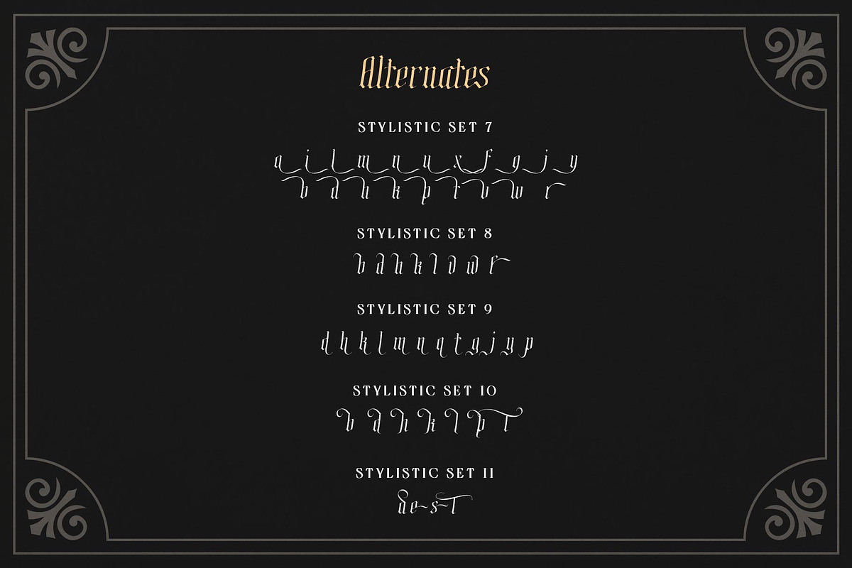 Remboland Typeface, a Blackletter Font by alit design (Photo 11 of 15)