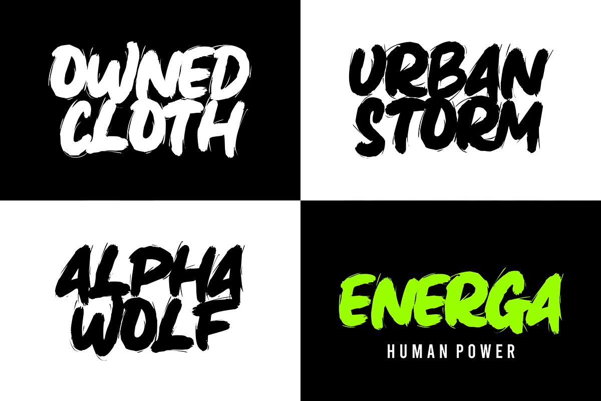 Zembrush, a Font by figuree studio (Photo 4 of 10)