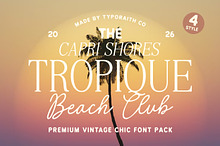 Tropique | Vintage Chic Font Pack
