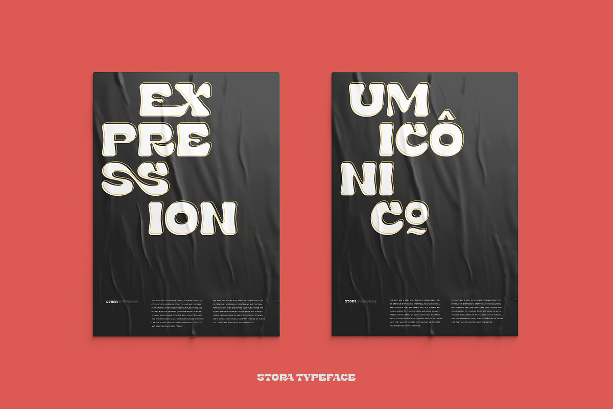 Stora - Display Typeface, a Font by Refolve Design (Photo 3 of 16)