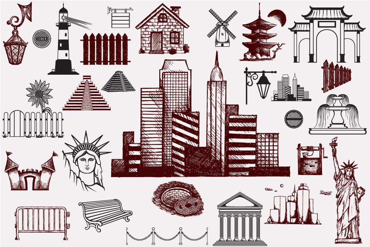 Architecture, an Outline Icon by LineworkStock (Photo 1 of 7)