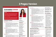 Professional Resume Template, a Resume Template by Anjum Ilyas (Thumbnail 3 of 6)