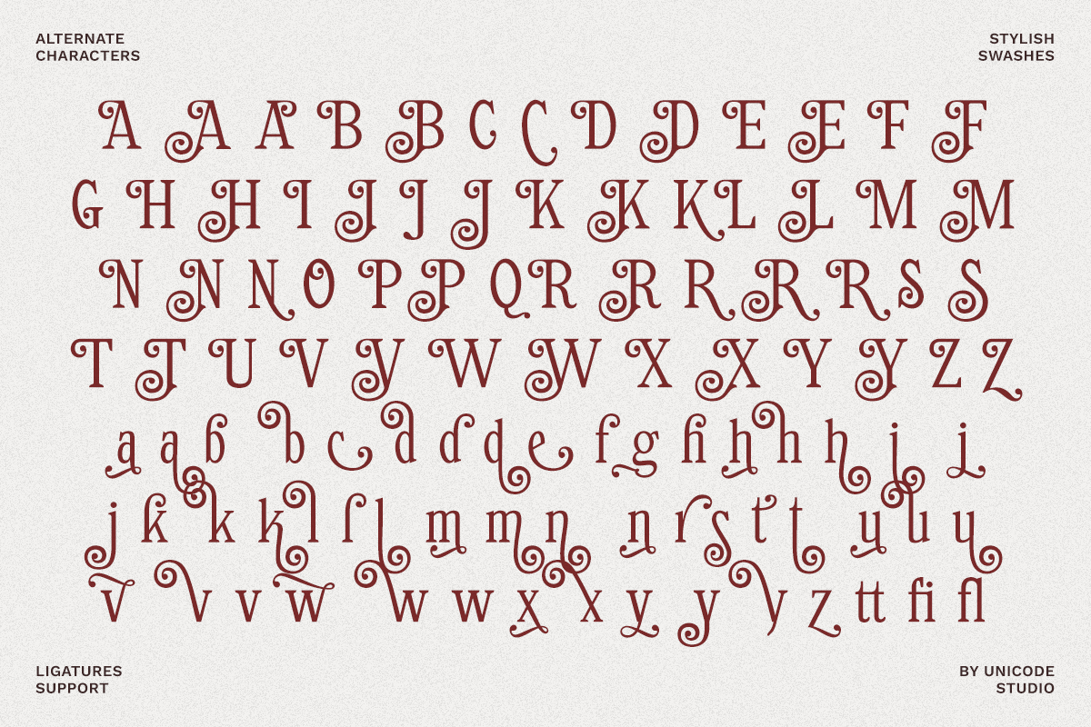 Retropicale - Classic Serif Font, a Serif Font by Unicode Studio (Photo 17 of 18)