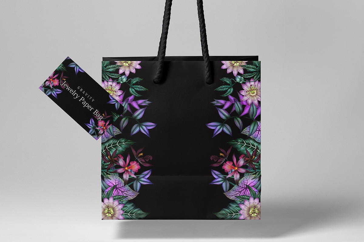 Exotic tropical flowers., an Illustration by ARTVracovska (Photo 4 of 6)