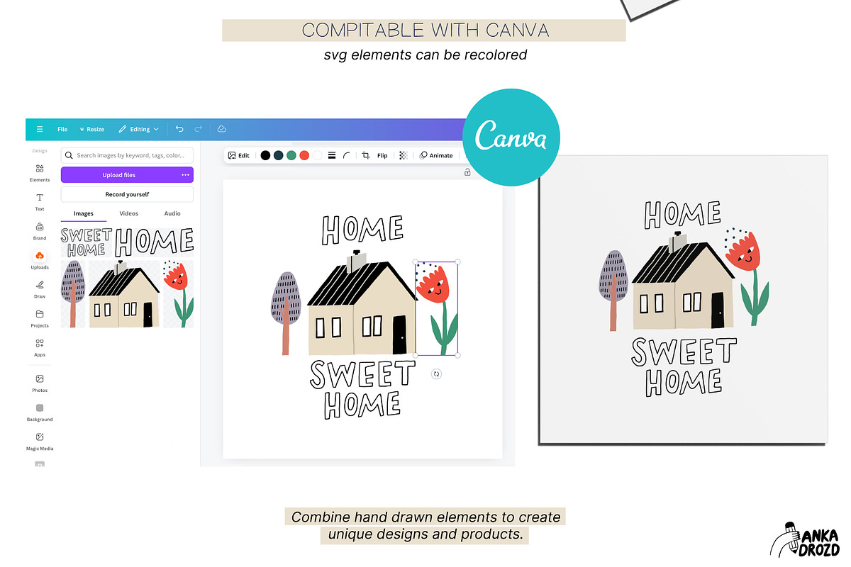 Home Sweet Home, a Decorative Illustration by AnkaDrozd (Photo 5 of 12)